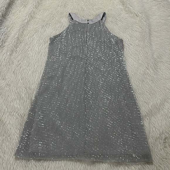 Vince Camuto silver sparkling sequins dress size 2 - Picture 5 of 6